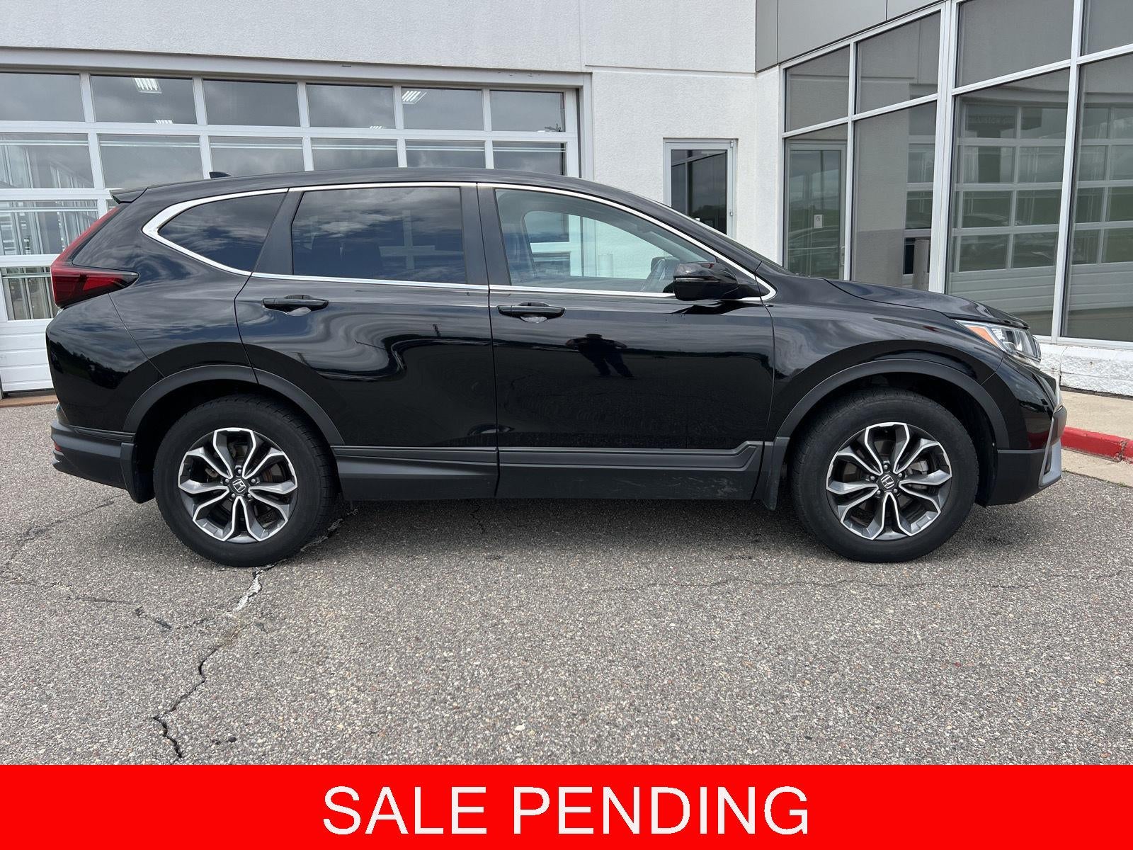 2022 Honda CR-V EX-L in Crystal Black Pearl — front three-quarter view