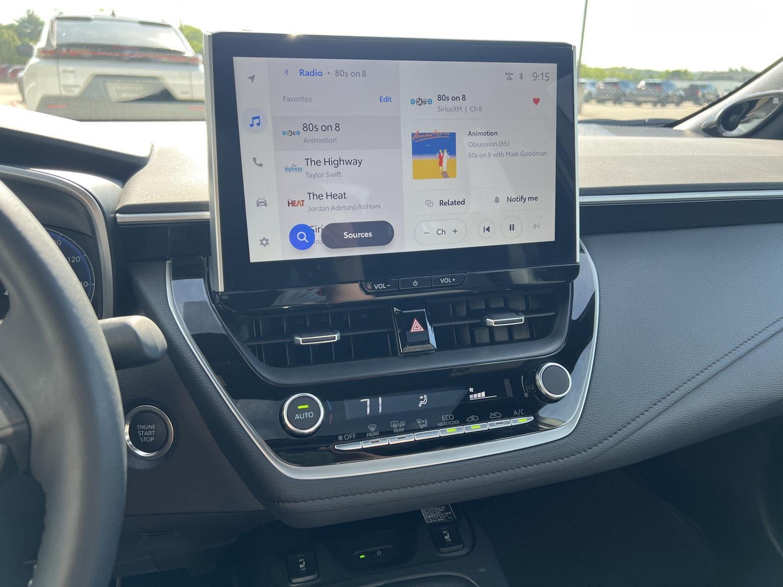 2026 Toyota Corolla — interior view