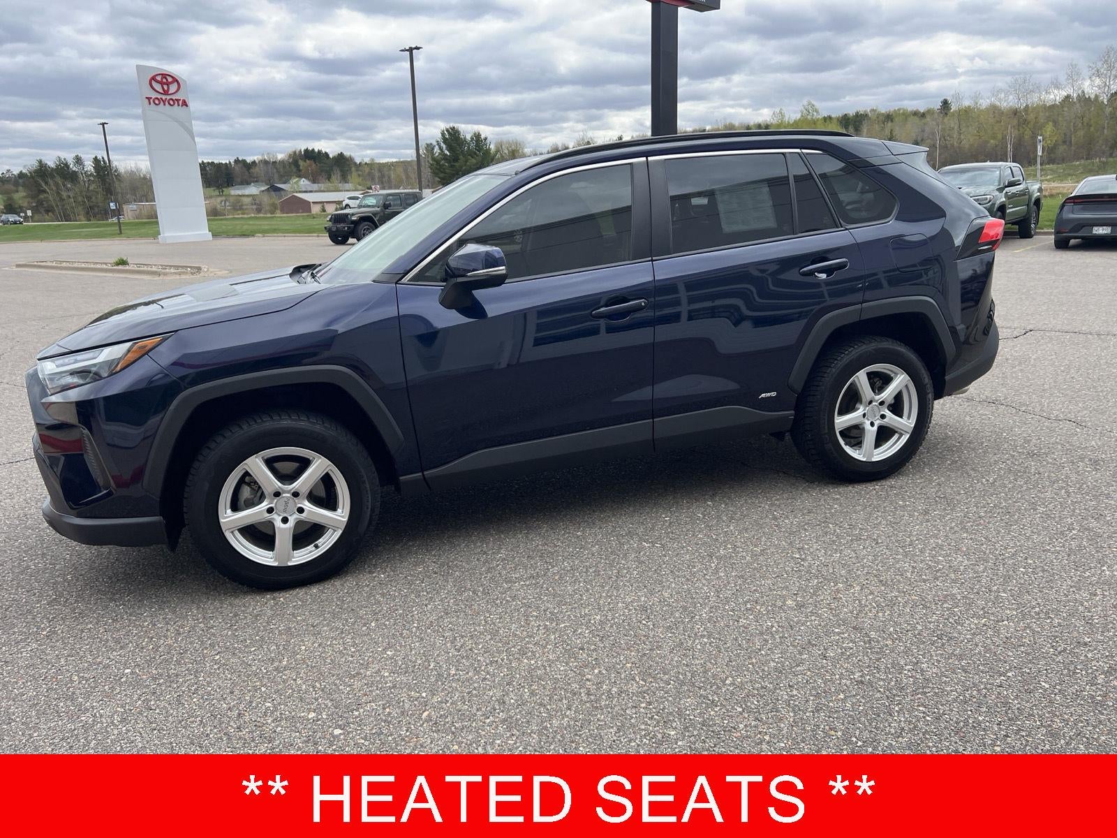2023 Toyota RAV4 — rear three-quarter view