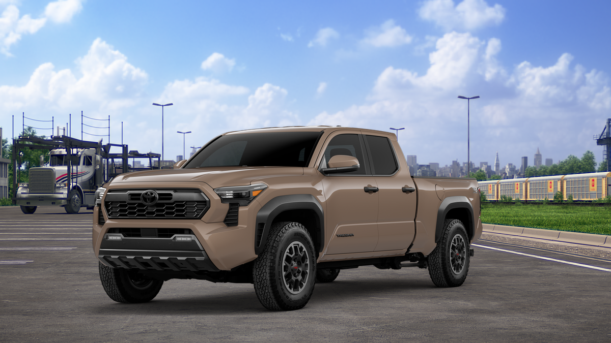 2026 Toyota Tacoma TRD Off-Road in Mudbath — front three-quarter view