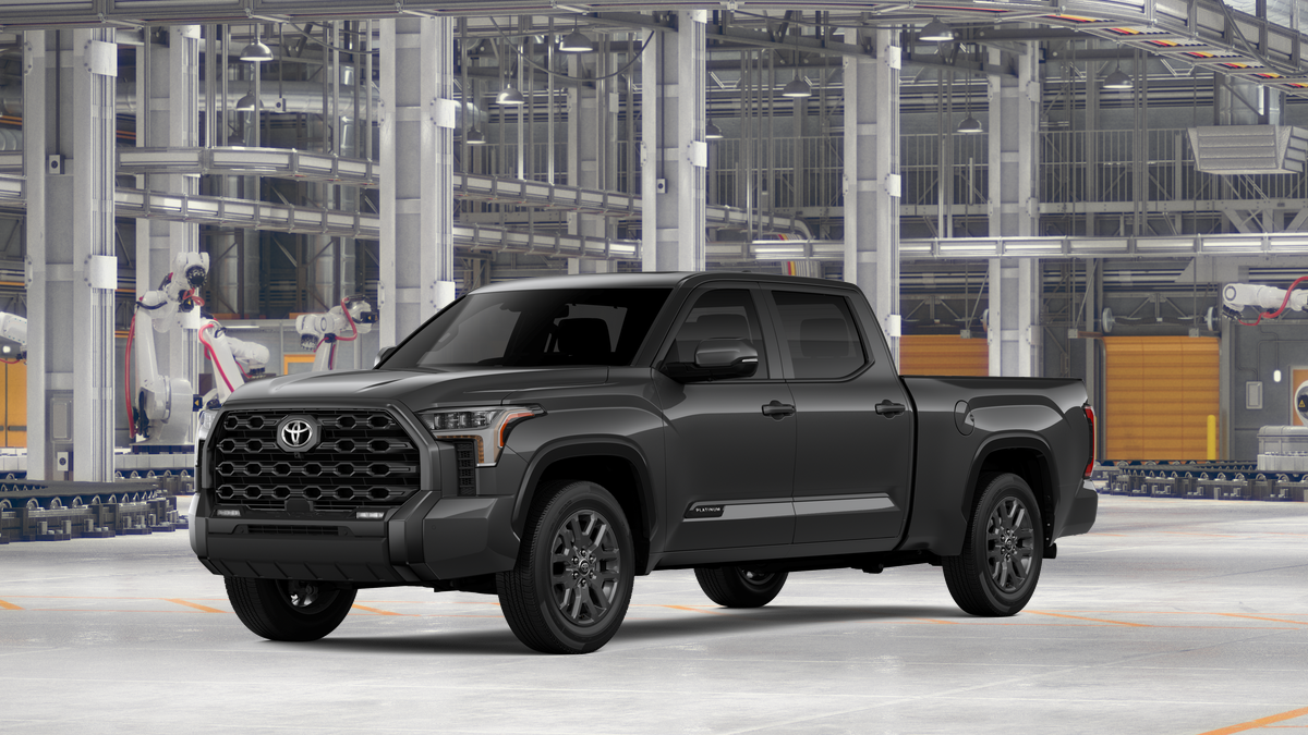 2026 Toyota Tundra Platinum in Magnetic Gray Metallic — front three-quarter view