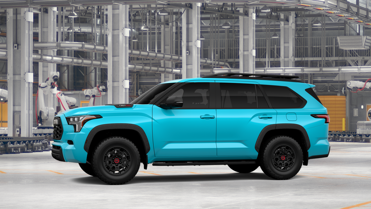 2026 Toyota Sequoia — rear three-quarter view